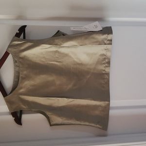 Gold silk top 10P